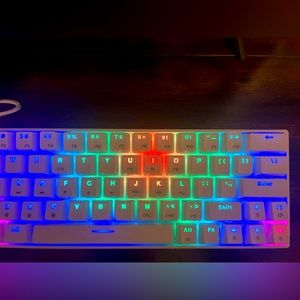 DIERYA Bluetooth mechanical keyboard brown switches